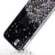 Чехол до Xiaomi Redmi Note 11 Pro 4G/5G, Glittery, чёрный