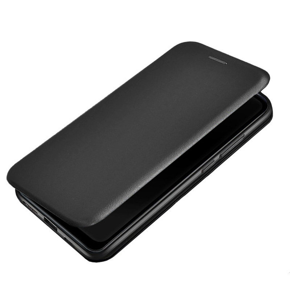 Откидной чехол для Huawei Y6 Prime 2018, Flexi Book Elegance, чёрный