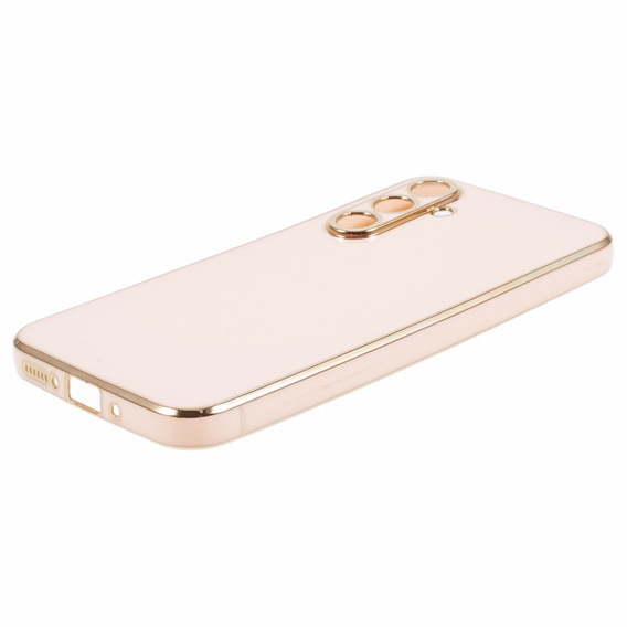Чохол для Samsung Galaxy S24+ Plus, Glamour CamShield, рожевий