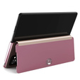 Чoхол до Samsung Galaxy Z Fold 2 5G, Clear View, рожевий rose gold