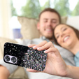 Чехол до Oppo A78 5G, Glittery, чёрный