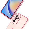 Чoхол до Samsung Galaxy A34 5G, Electro heart, рожевий rose gold