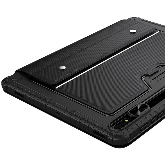Чохол + клавіатура Galaxy Tab S8+ / Tab S7 +/ Tab S7 FE, NILLKIN Bumper Pen Slot, чорний