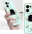 Чехол до Oppo Reno 13F / Oppo Reno 13FS, Astronaut, зелёный