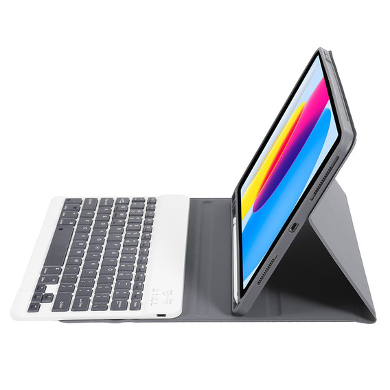 Чохол + клавіатура iPad 10.9 2022 10 Gen, Pen Slot, фіолетовий