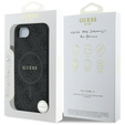 Чoхол GUESS до iPhone 16E, 4G Ring Classic Logo, чорний