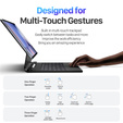 Чехол-клавиатура Dux Ducis Bluetooth для Samsung Galaxy Tab S10 Ultra / S9 Ultra / S8 Ultra