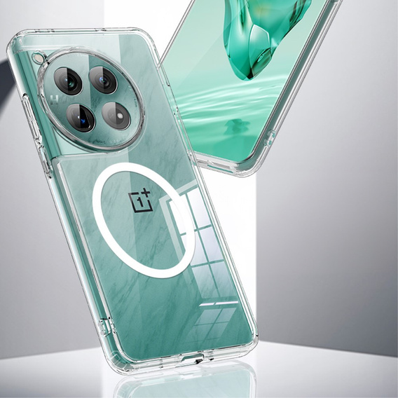 Чехол для OnePlus 12 5G, гибридный чехол Fusion, для MagSafe, прозрачный