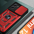 Чохол NOX Camera Slide Xiaomi Redmi 12, CamShield Slide, червоний
