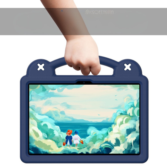 Дитячий чохол для планшета Lenovo Tab TB311FU, Cute Patterns, з підставкою, темно-синій