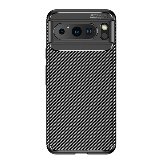 Чехол до Google Pixel 8 Pro, Carbon Gel, чёрный