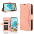 Футляр з клапаном для Motorola Edge 60 / 60 Fusion, Card Slot, рожевий