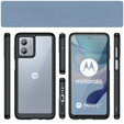 Чoхол до Motorola Moto G53 5G, Fusion Hybrid, прозорий / чорний