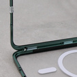 Магнітний чохол Dual Glass MagSafe для Samsung Galaxy S23, зелений