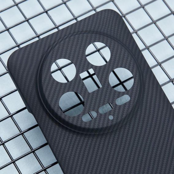Чехол для Xiaomi 14 Ultra, Aramid Fiber Cover, чёрный