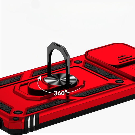 Чехол NOX Camera Slide Motorola Moto G32, CamShield Slide, красный