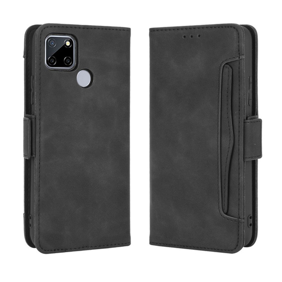 Футляр з клапаном для Oppo A15 / A15S, Card Slot, чорний