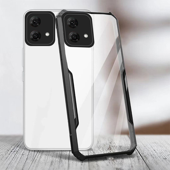 Чoхол до Motorola Moto G84, AntiDrop Hybrid, чорний