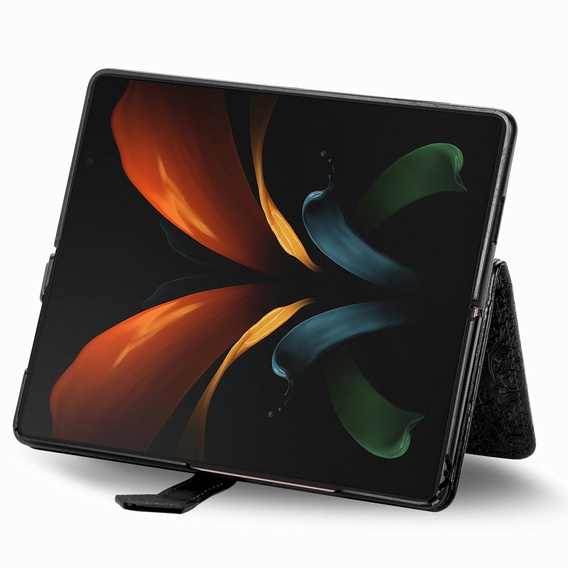 Чохол-книжка для Samsung Galaxy Z Fold 4 5G, Mandala, чорний