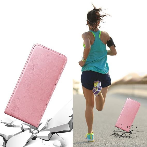 Откидной чехол для Samsung Galaxy S25, Flip, розовый