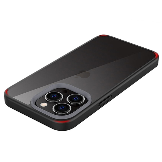 Чoхол до iPhone 13 Pro, ERBORD Hybrid Case, чорний