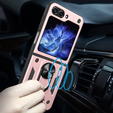 Броньований Чoхол до Samsung Galaxy Z Flip5 5G, Nox Case Ring, рожевий rose gold