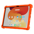 Силиконовый чехол для Xiaomi Redmi Pad SE 11", Impact, бронированный, оранжевый