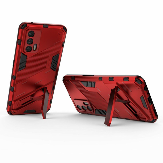 Чехол для Realme GT 5G, Military kickstand, синий