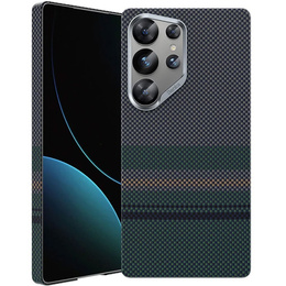 Кевларовий чохол BENKS для Samsung Galaxy S25 Ultra, для MagSafe, Carbon Fiber, чорний