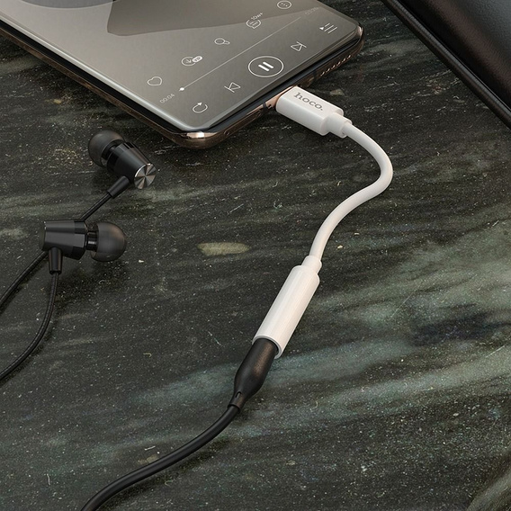 Адаптер AUX USB C до Jack 3,5 мм Hoco LS30