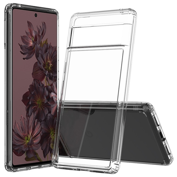 Чехол до Google Pixel 7 Pro, Fusion Hybrid, прозрачный