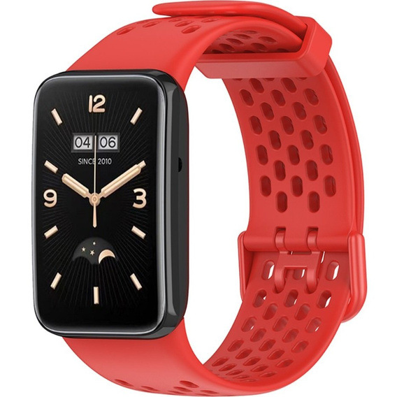 Силиконовый ремешок для Xiaomi Mi Band 7 Pro, Red