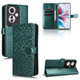 Флип-кейс для Oppo Reno 11F 5G, Wallet Rhombus, зелёный