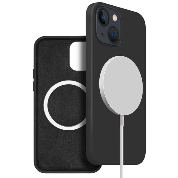 Чoхол до iPhone 14, Silicone MagSafe, чорний