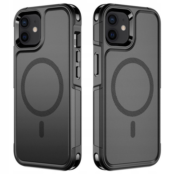 Чoхол до iPhone 12/12 Pro, MagForce MagSafe, чорний