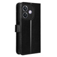 Футляр з клапаном для Oppo A40 / Oppo A40m, Crazy Horse Wallet, чорний
