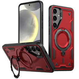 Чохол для Samsung Galaxy S24 FE, Military MagSafe, червоний
