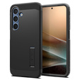 Чехол Spigen для Samsung Galaxy S25, Tough Armor Mag MagSafe, чёрный + закаленное стекло 9H