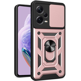 Чохол NOX Camera Slide Xiaomi Redmi Note 12 Pro+ 5G, CamShield Slide, рожевий rose gold