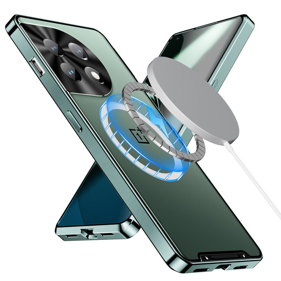 Захисний чохол для камери OnePlus 12 5G, CamShield MagSafe, прозорий / зелений