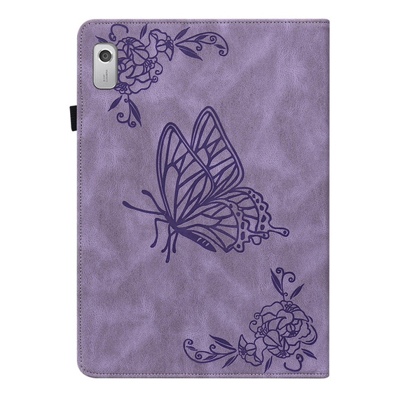Чехол для Lenovo Tab M9, Butterfly, фиолетовый