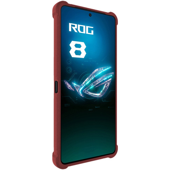 Чoхол IMAK до ASUS ROG Phone 8 Pro, Dropproof, червоний