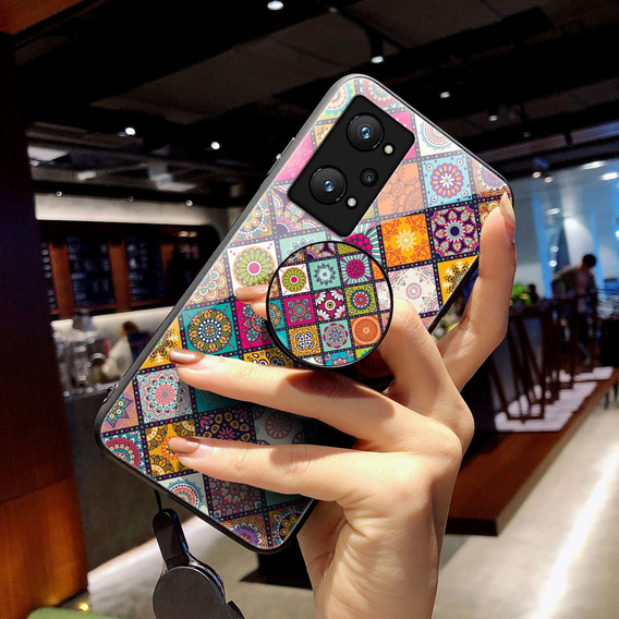 Чехол Glass TPU Case Realme GT 2 5G / GT Neo 2 / GT Neo 3T - Color Pattern
