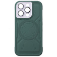 Чехол для iPhone 15 Pro Max, ERBORD Armor Mag, зелёный