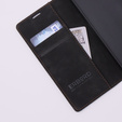 Чехол для Realme C55, ERBORD Vintage, бумажник с клапаном, чёрный