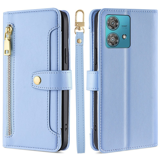 Чохол-книжка для Motorola Edge 40 Neo, Wallet Zipper Pocket, м'яти