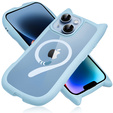 Чохол для iPhone 13 / iPhone 14, для MagSafe, Cute Cat, м'яти + захисне скло