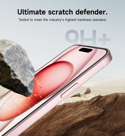 2x Захисне скло SURITCH для iPhone 16 / 15