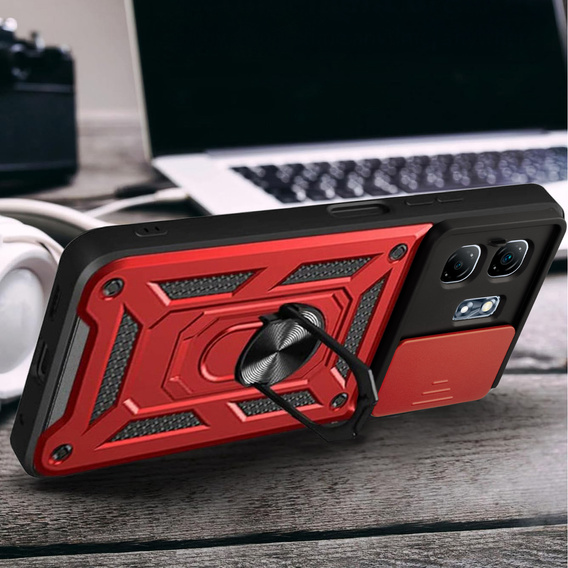 Чохол NOX Camera Slide Infinix Hot 50i 4G, CamShield Slide, червоний