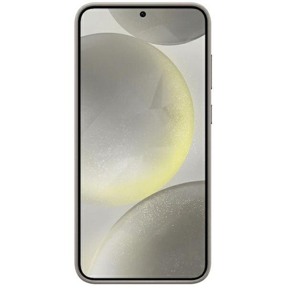 Оригінальний чохол Samsung для Galaxy S24+, Vegan Leather Case, сірий